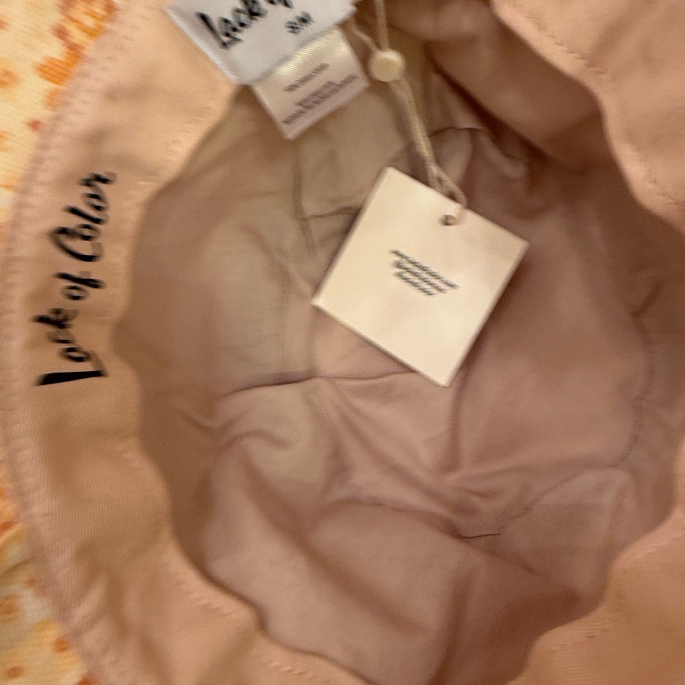 Lack Of Color Floral Bucket Hat Peach Bloom Festival Staples💯% Cotton Canvas NWT - Picture 14 of 16